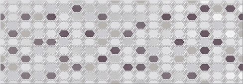 Декор Malwiya Geometria Grey 24,2х70