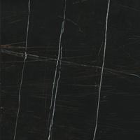 Керамический гранит 60х60 Греппи черный обрезной лаппатированный