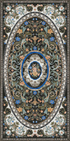 Керамический декор 119,5х238,5 Фиори обрезной лаппатированный