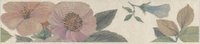Керамический бордюр Kerama Marazzi 25х5,4 Ломбардиа, флора бежевый