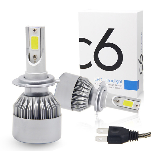 Лампы led н7 40w 3600lm 6000k c6