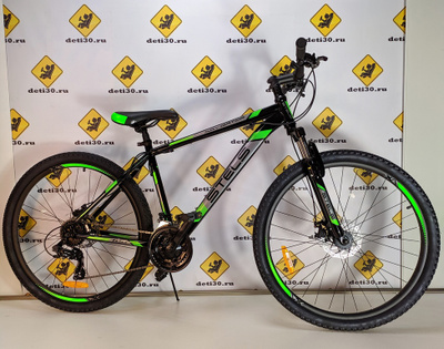 Скоростной велосипед 27,5 дюйма Navigator 700 MD черно-зеленый от компании  deti30.ru купить в городе Астрахань