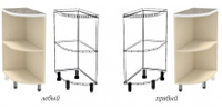 Кухонный шкаф напольный торцевой открытый Лофт ШНПУ30
