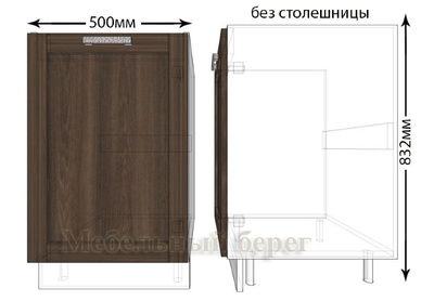 Петрович тумба под мойку для кухни