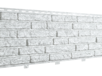 Фасадная панель кварцит светло-серый