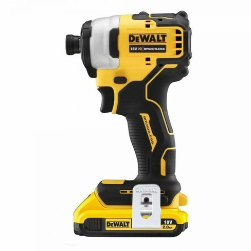 Аккумуляторный компактный импульсн. бесщёточный шуруповерт DEWALT DCF809D2T