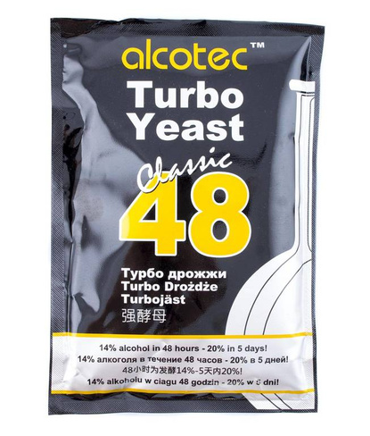 Спиртовые турбо дрожжи Alcotec 48 Classic, 130 г