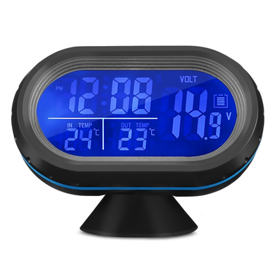 Термометр, часы, вольтметр RX8025 (цвет синий)
