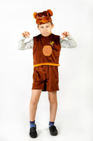 Карнавальный костюм Медвежонок 3-5 лет, рост 104-116 см арт.1077 Фабрика Бока