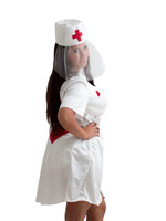 Взрослый карнавальный костюм Медсестра арт.1497 Фабрика Бока