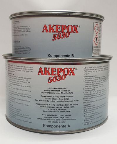 Желеобразный бежевый эпоксидный клей Akepox 5030, 3 кг