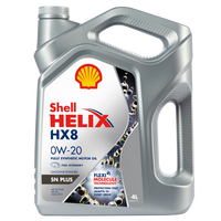 Масло моторное Shell Helix HX8 SN Plus 0W-20 (4 л)