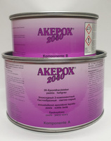 Клей Akepox 2040 эпоксидный пастообразный светло-серый, 3.75 кг