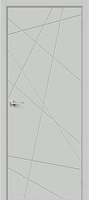Межкомнатная дверь Граффити-5.Д.П Grey Silk