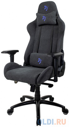 Компьютерное кресло (для геймеров) Arozzi Verona Signature Soft Fabric - Blue Logo VERONA-SIG-SFB-BL