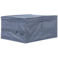 Коробка универсальная 38x24x50 см полиэстер цвет серый DOMO PAK URBAN Короб текстильный с крышкой