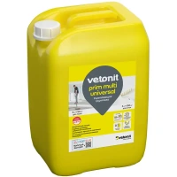Грунтовка для сухих и влажных помещений Vetonit Multi Universal белая 5 л VETONIT None
