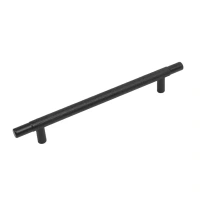 Ручка-рейлинг мебельная Cobra-96 96 мм, цвет черный Без бренда COBRA-96