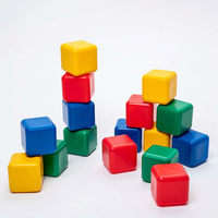 Набор цветных кубиков, 16 штук, 12 х 12 см Соломон