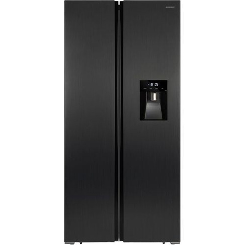 Холодильник двухкамерный NORDFROST RFS 484D NFXd Side by Side, инверторный черный