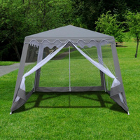 Садовый шатер AFM-1036NB Grey (3x3/2.4x2.4) AFINA GARDEN