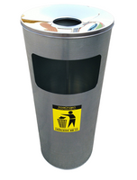 Корзина для мусора оцинкованная СПЛИТ (К-250 Цинк) Титан