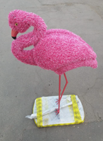 Топиарная фигурка Розовый фламинго СМиК