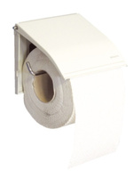 Держатель туалетной бумаги для бытовых рулонов эмалированный. Merida