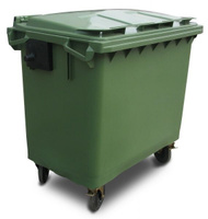 Мусорный контейнер на 660 литров (Зеленый) OTTO