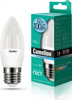 Лампа светодиодная свеча Camelion LED12-C35/845/E27 12Вт 4500К