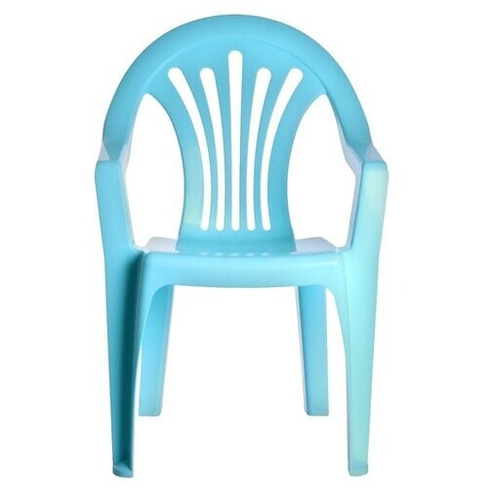 Детский стульчик, высота до сиденья 27,5 см, цвет голубой Альтернатива