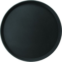 Поднос круглый прорезиненный d=27.5 см черный ProHotel bar 4080617