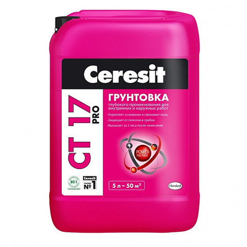 Грунтовка Ceresit СТ17 PRO 5 л