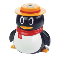 Точилка электрическая BRAUBERG "Пингвин", питание от USB/4 батареек АА