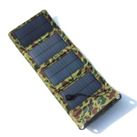 Солнечная походная батарея 13,5W 18V (army camo)
