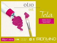 Блокнот-склейка для масла Fabriano "Tela" 18х24 см 10 л 300г/м.кв