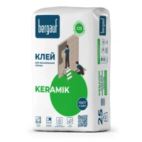 Клей для керамической и кафельной плитки Bergauf Keramik, 25 кг 1 уп 56 шт