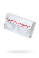 Презервативы Sagami original 0.02 полиуретан ультратонкие гладкие 19 см 5,8 см 6 шт