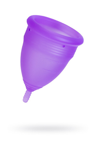 Менструальная чаша Штучки-Дрючки силикон фиолетовая S