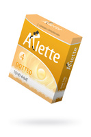 Презервативы Arlette dotted латекс точечные 15 см 5,2 см 3 шт
