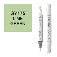 Маркер Touch Twin Brush 175 зеленый лайм GY175
