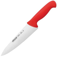 Нож поварской «2900» L=33.3/20 см красный ARCOS 292122 4072435