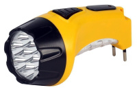 Аккумуляторный светодиодный фонарь 7+8 LED Anysmart желтый, прямая зарядка