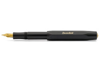 Ручка перьевая Kaweco Classic Sport F черная (корпус из пластика, перо позолота)