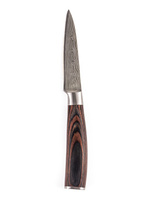 Нож кухонный овощной М2 L=20.5 см, с дамаским узором ULMI STEEL
