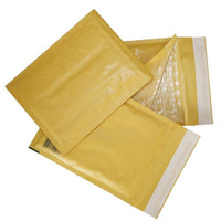 Конверт-пакеты с прослойкой из пузырчатой пленки (240х330 мм), крафт-бумага, отрывная полоса, КОМПЛЕКТ 10 шт,
