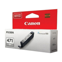 Картридж струйный CANON (CLI-471GY) PIXMA MG5740/MG6840/MG7740, серый, оригинальный, ресурс 780 стр, 0404C001
