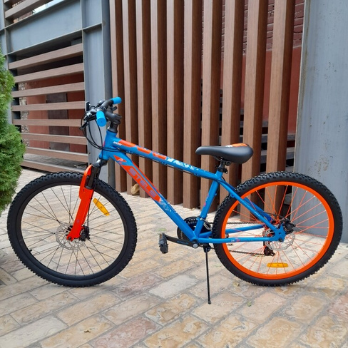 Велосипед Stels Navigator 500 дюймов 26 цвет голубой/оранжевый