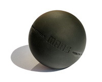 Мяч для МФР 9 см одинарный черный, арт. FT-MARS-BLACK