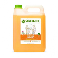Мыло жидкое 5 л SYNERGETIC "Фруктовый микс", гипоаллергенное, биоразлагаемое, 105502